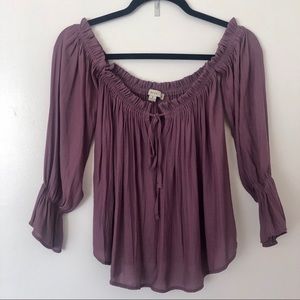 Off the Shoulder Top (Purple)